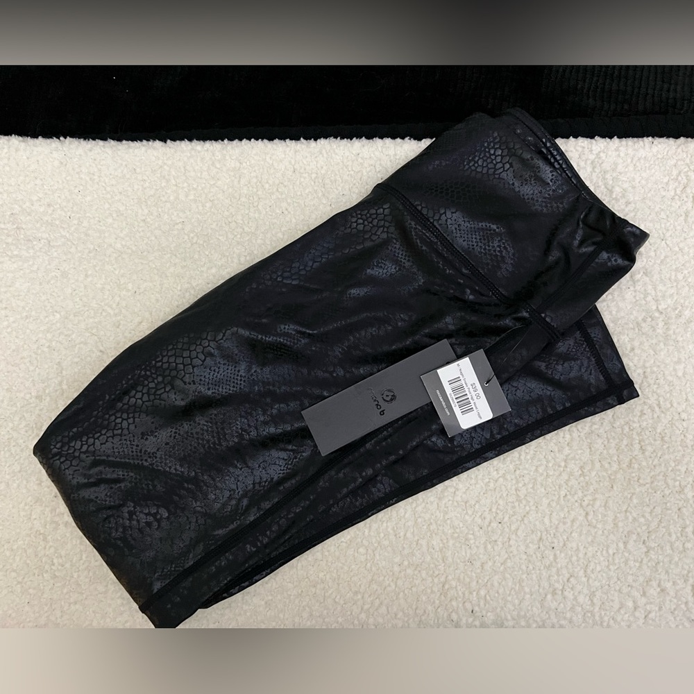 Rocco & Co Faux Leather Leggings, New, Black, Medium